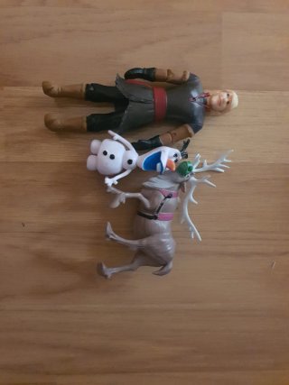 Muñecos Frozen: Elsa, Anna, Olaf, Kristoff y Sven