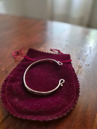 Pulsera Brazalete Plata 925