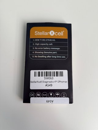 Batería Stellar Xcell iPhone 12 Pro Max