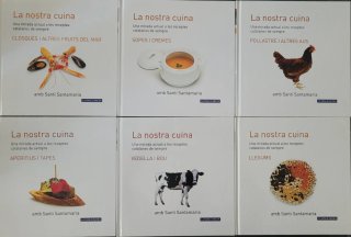 Libros de cocina, colección cocineros Catalanes