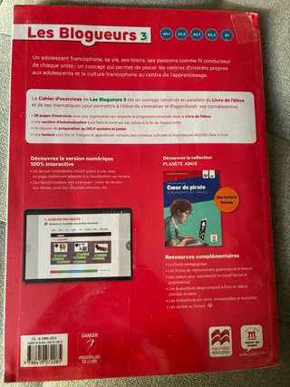 Les blogueurs 3 Livre de l ́élève+ MP3. A2.1