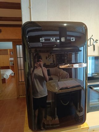 Frigorífico Smeg Retro Negro