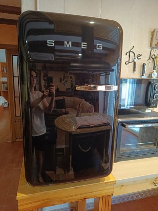 Frigorífico Smeg Retro Negro