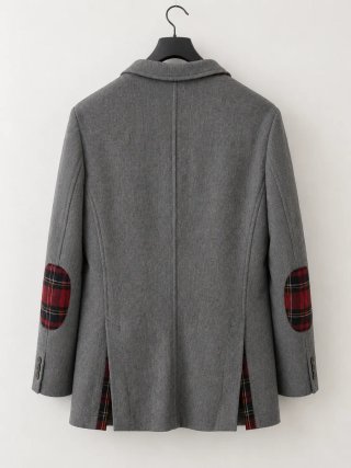 Americana El Ganso Gris con detalles Rojo