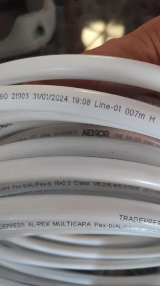 Tubo Multicapa 16mm Liso 10m (AENOR)