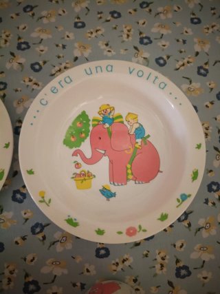 Set piatti e tazza bimbi C'era una volta