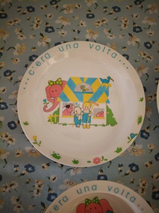 Set piatti e tazza bimbi C'era una volta