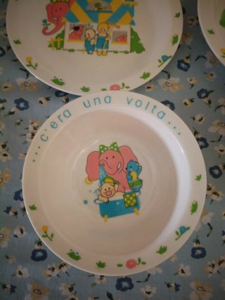 Set piatti e tazza bimbi C'era una volta