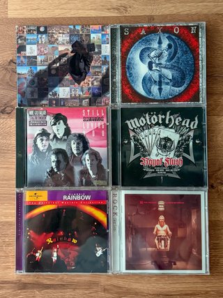Lote 6 CDs Rock/Heavy Metal