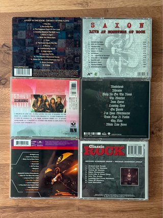 Lote 6 CDs Rock/Heavy Metal