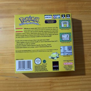 Caja Repro Pokémon Amarillo Game Boy Española