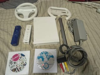 Lote Wii Mario Kart y Accesorios