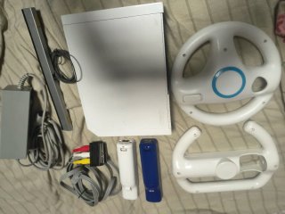 Lote Wii Mario Kart y Accesorios