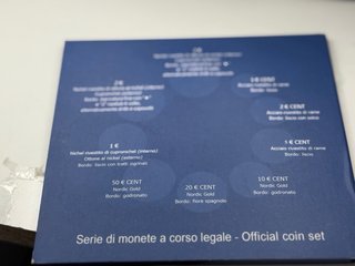 Set Monedas Euro Italia 2009