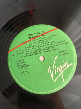 Philip Glass North Star Vinilo LP
