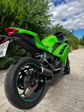 Kawasaki Ninja 300 Sportbike Verde
