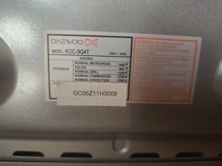 Microondas Daewoo con Grill