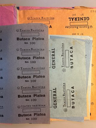360 entradas antiguas cine Reus Fortuny Bartrina