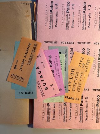 360 entradas antiguas cine Reus Fortuny Bartrina