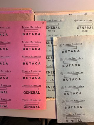 360 entradas antiguas cine Reus Fortuny Bartrina