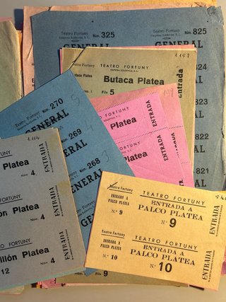 360 entradas antiguas cine Reus Fortuny Bartrina