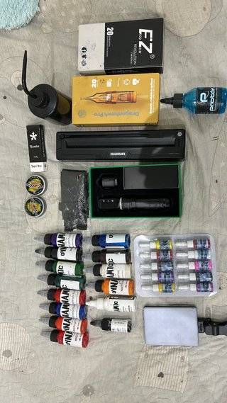 Kit Máquina Tatuar Profesional EZ Dragonhawk