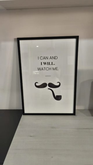 Cuadro decorativo con cita inspiradora