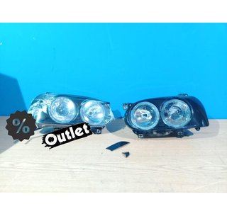 DW FAROS DOBLES VOLKSWAGEN VW GOLF 3 NEGRO R010675C12
