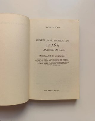 Manual para viajeros por España y Lectores en casa