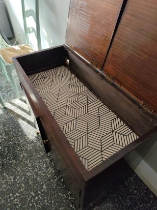 Mueble Tocadiscos Madera Marrón