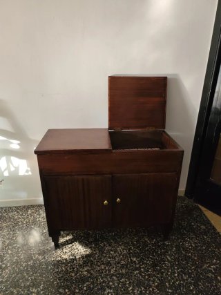 Mueble Tocadiscos Madera Marrón