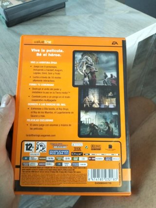 Juego señor de los anillos el retorno del rey PC