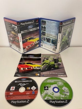 Lote 2 Juegos PS2: Mustang y Motorbike King
