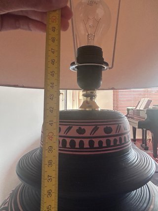 Lámpara de mesa cerámica grande