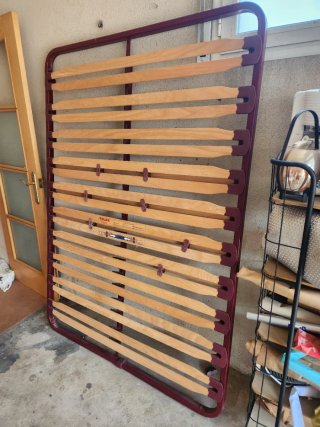 Somier FLEX Matrimonio Madera y Metal