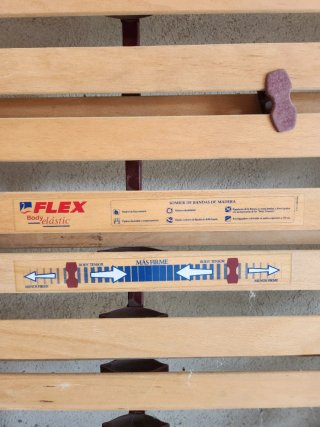Somier FLEX Matrimonio Madera y Metal