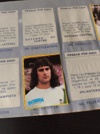 Álbum Fútbol Liga 79-80 Bomba