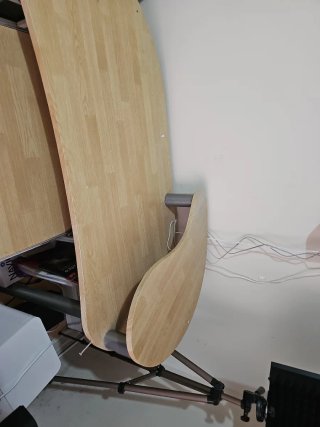 Escritorio madera y metal