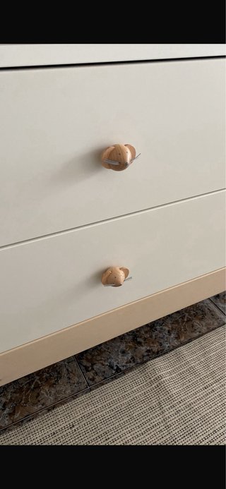Cómoda cambiador ÄLSKVÄRD abedul/blanco