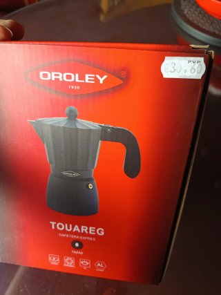 Cafetera NUEVA OROLEY Touareg Negra