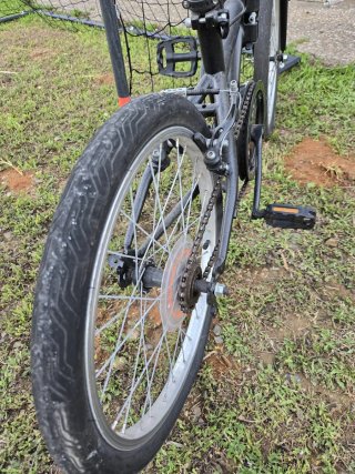 Bicicleta Plegable Negra