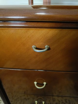 2 Mesitas de noche Vintage Madera