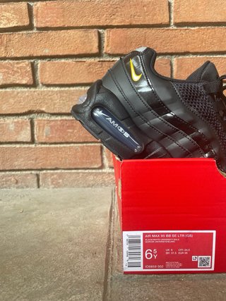 Nike Air Max 95 BB SE LTR (GS) Negro/Dorado