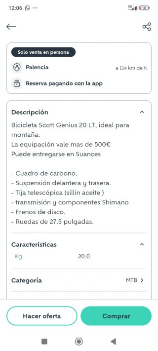 Bicicleta de montaña doble suspensión