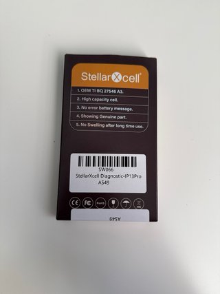Batería Stellar Xcell iPhone 13 Pro