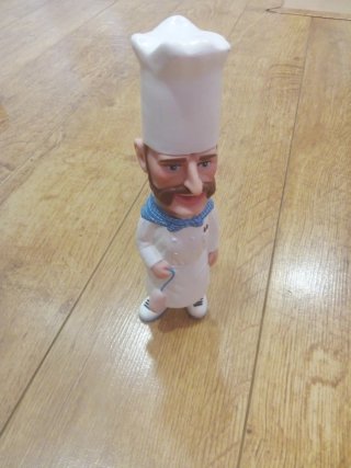 Figurita cabezón chef