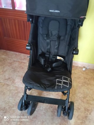 Carrito Maclaren XT con plástico de lluvia