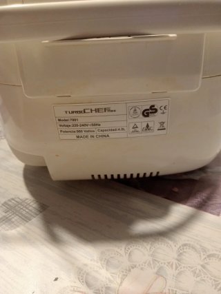 Olla Arrocera, comida general,Turbo Chef Mini