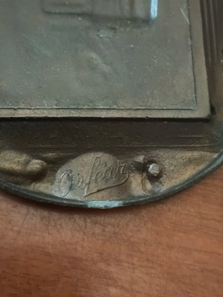 Posacenere antico bronzo Arco di Trionfo Parigi