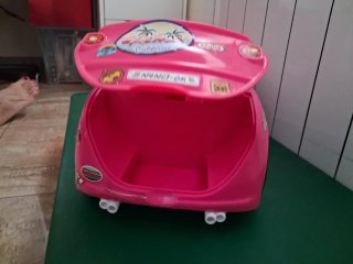 Coche Nancy Rosa con Pegatinas